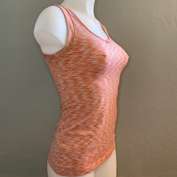 Lucy Orange Heathered Tank - Picture 4 of 5